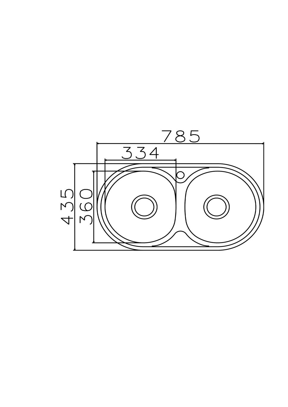 Parker Stainless Steel Sink | AS67 Linen Stainless Steel Sink Double Bowl 78.5 x 43.5 Drop In