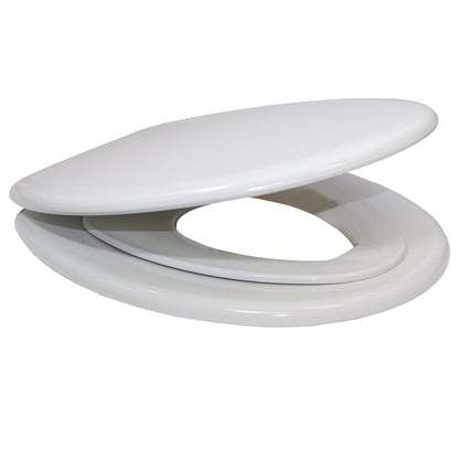 Bemis Moulded wood White Toilet Seat