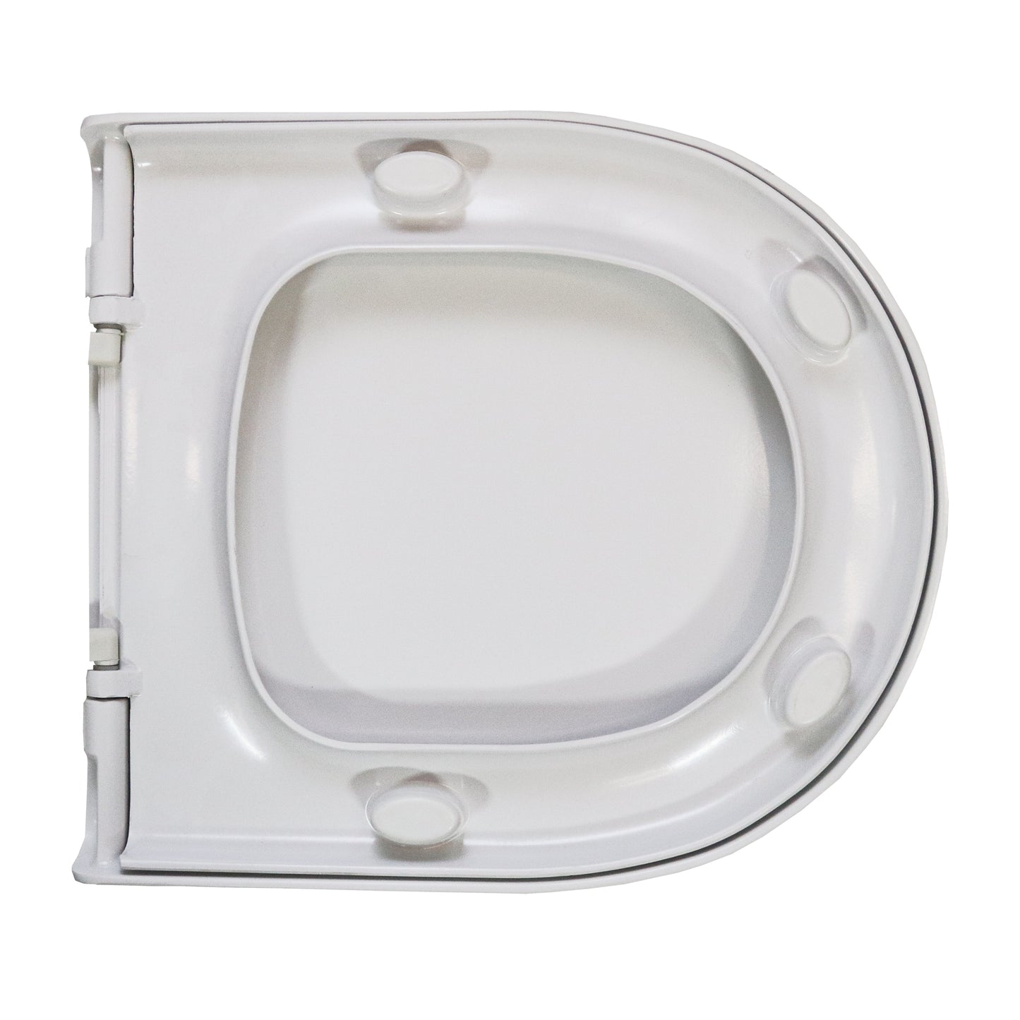 Parker Compact Toilet Seat | White | Plastic Hinge