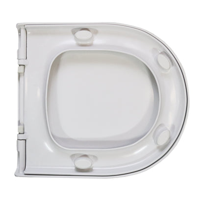 Parker Compact Toilet Seat | White | Plastic Hinge