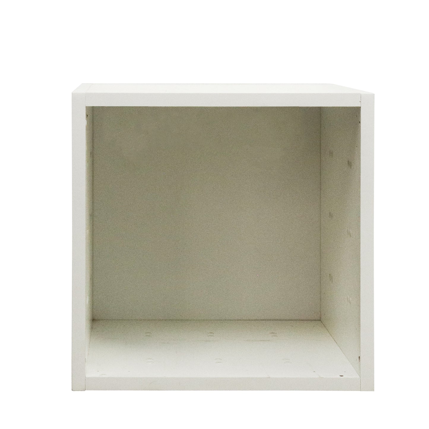 CUBEO Home Storage Cube - 1 Box Open Shelf | White