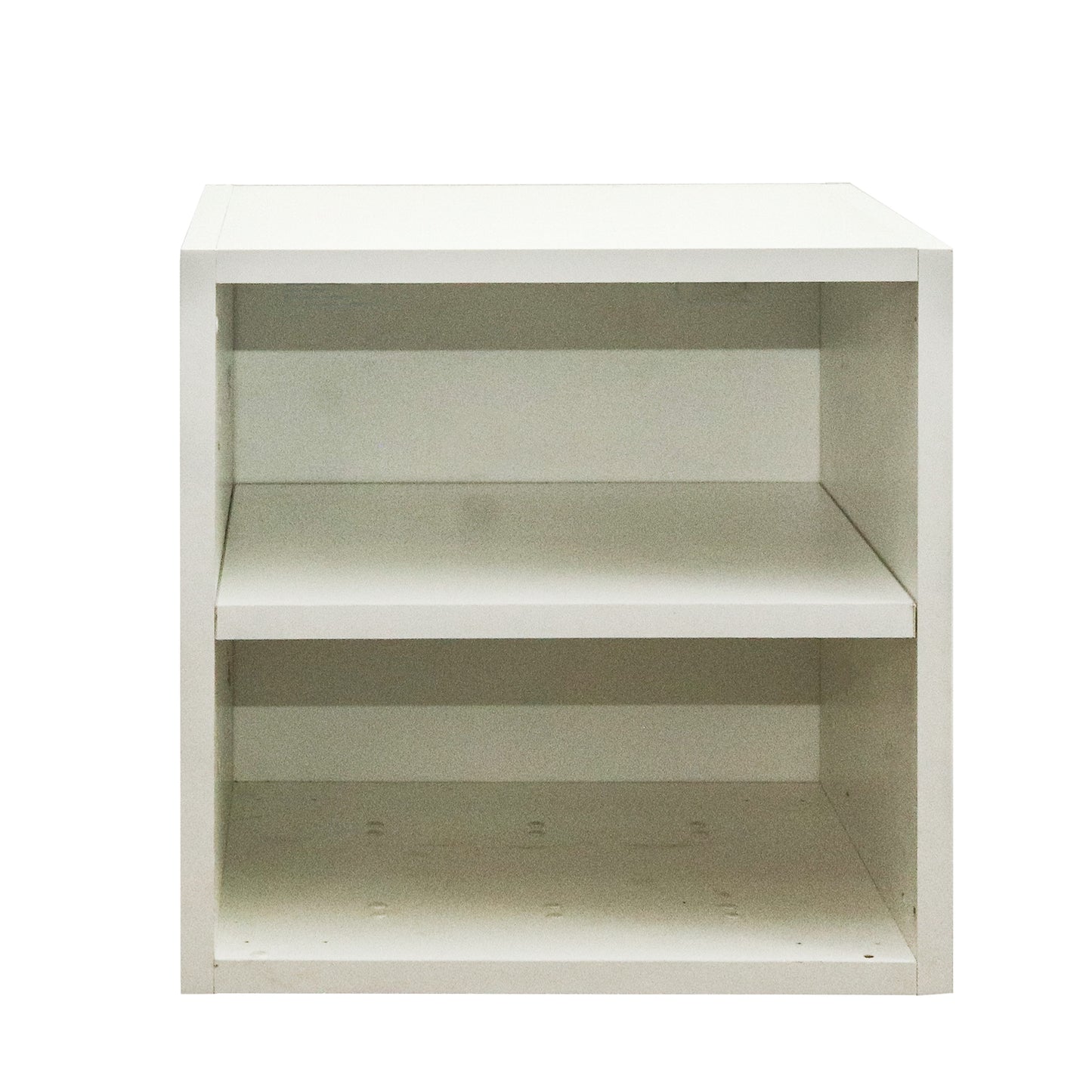 CUBEO Home Storage Cube - 1 Box With Shelf | White