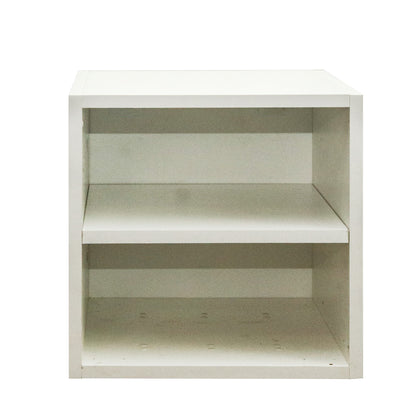 CUBEO Home Storage Cube - 1 Box With Shelf | White