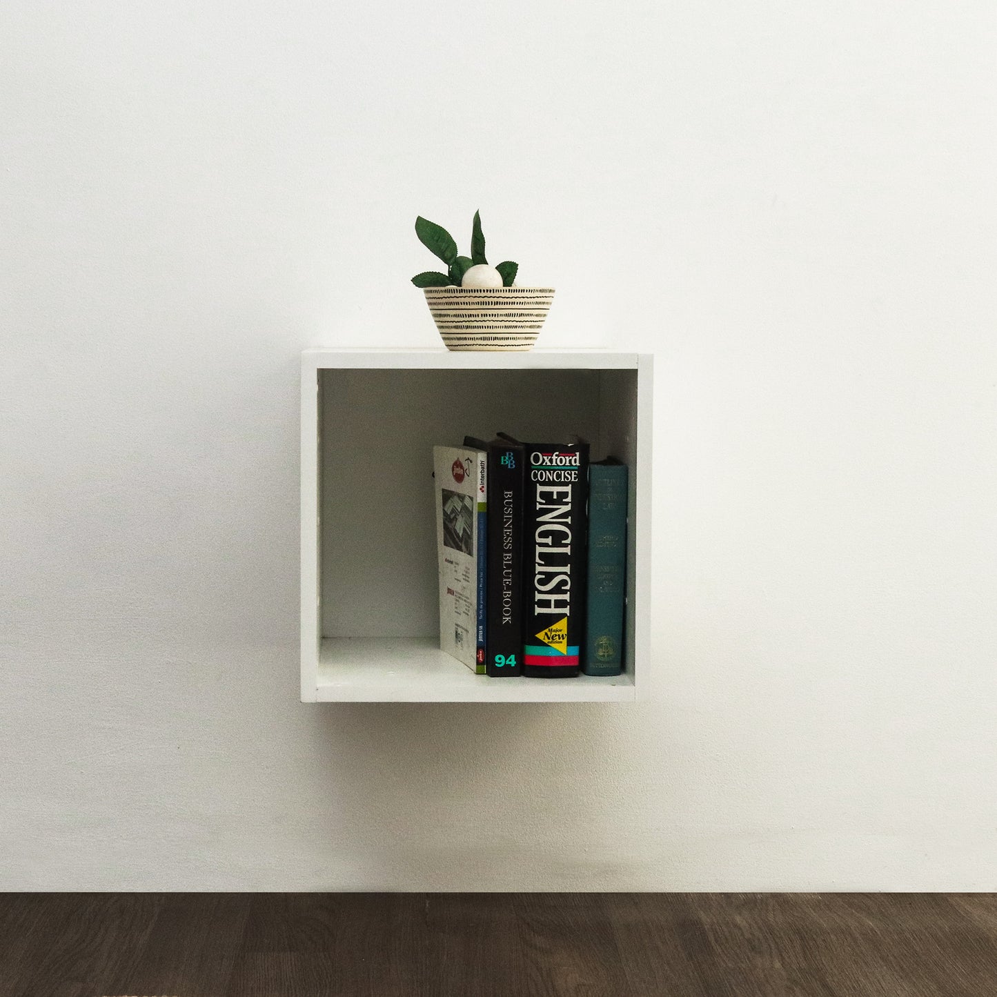 CUBEO Home Storage Cube - 1 Box Open Shelf | White