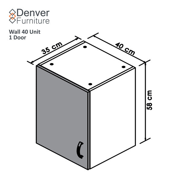 Denver Modular  400 Wall 1 Door Sahara