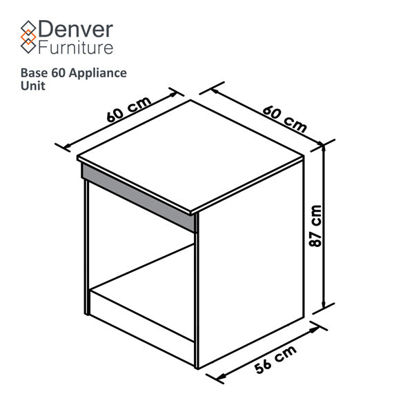 Denver Modular  Base 600 Appliance White