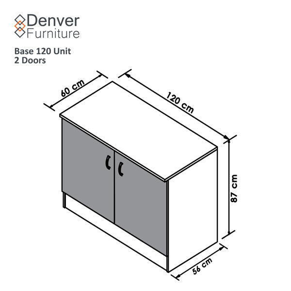 Denver Modul Std Base 1200 2 Door Sahara