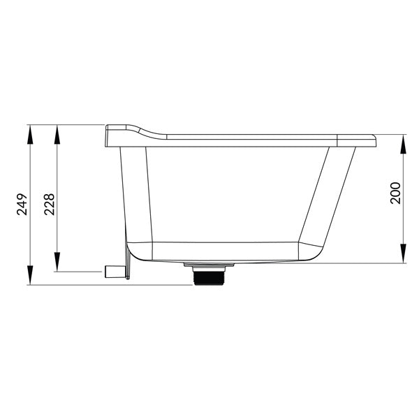 Contractors Washtrough White