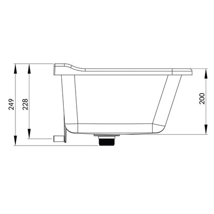 Contractors Washtrough White