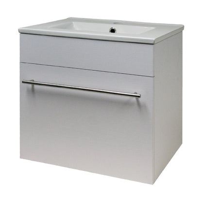 Denver Indy-500 Wall Vanity 1 Drawer Alpine White DIY