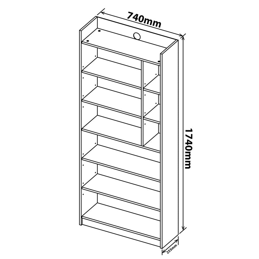 Denver Office Furniture | Tall Open Cabinet and Bookshelf