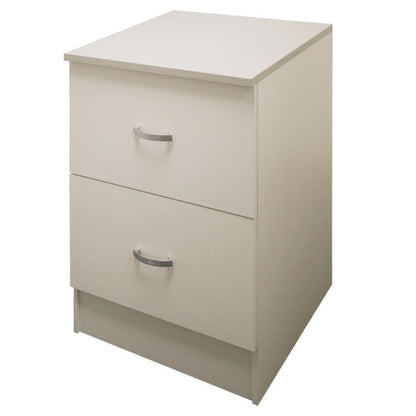 Denver Modular  Base 600 2 Drawer White